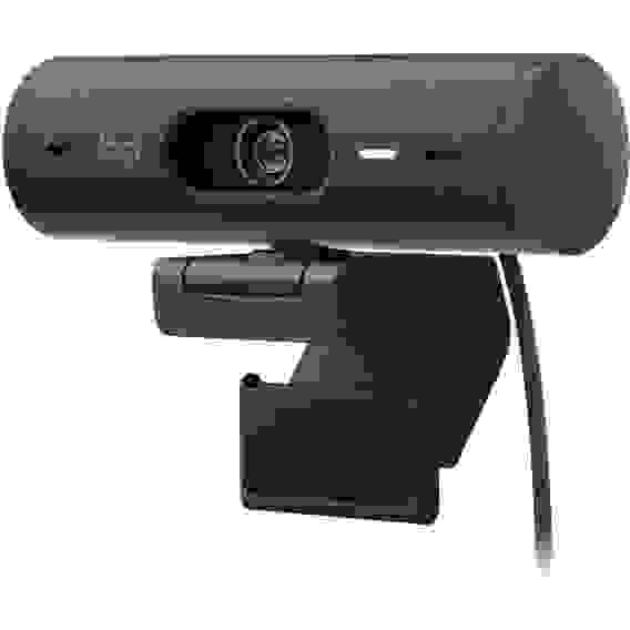 Вeб-камера Logitech Webcam BUSINESS BRIO 505 Graphite черная, автофокус, 4Мп, макс. разрешение 1080p/30fps/720p/60fps, угол обзора 90°/78°/65°, цифровой zoom 4x, USB-C 1.5м, шторка