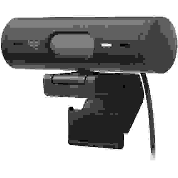 Вeб-камера Logitech Webcam BUSINESS BRIO 505 Graphite черная, автофокус, 4Мп, макс. разрешение 1080p/30fps/720p/60fps, угол обзора 90°/78°/65°, цифровой zoom 4x, USB-C 1.5м, шторка