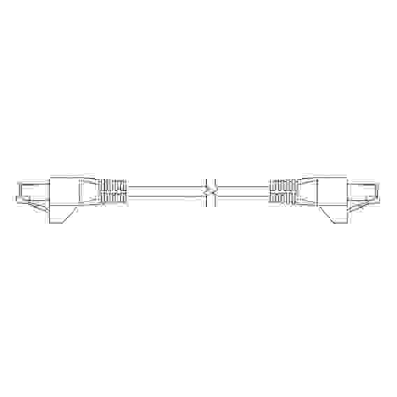 Кабельная сборка Hyperline PC-LPM-STP-RJ45-RJ45-C6a-2M-LSZH-GY Патч-корд F/UTP, экранированный, Cat.6a (100% Fluke Component Tested), LSZH, 2м, серый