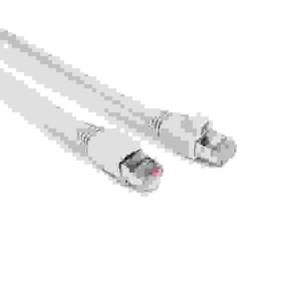 Кабельная сборка Hyperline PC-LPM-STP-RJ45-RJ45-C6a-2M-LSZH-GY Патч-корд F/UTP, экранированный, Cat.6a (100% Fluke Component Tested), LSZH, 2м, серый