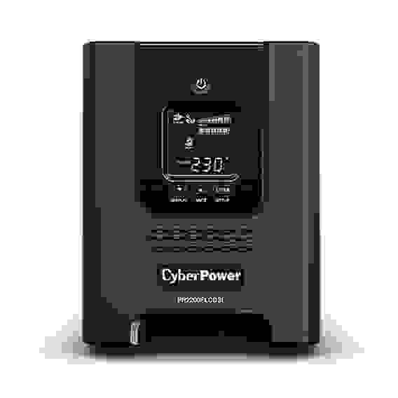 Источник бесперебойного питания ИБП Line-Interactive CyberPower PR2200ELCDSL 2200VA/1980W USB/RS-232/EPO/SNMPslot (8 IEC С13, 1 IEC