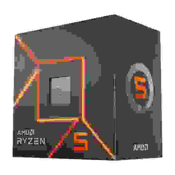 Центральный Процессор AMD RYZEN 5 7500F BOX (100-100000597CBX) (Raphael, 5nm, C6/T12, Base 3,70GHz, Turbo 5,00GHz, without graphics, L3 32Mb, TDP 65W, SAM5)