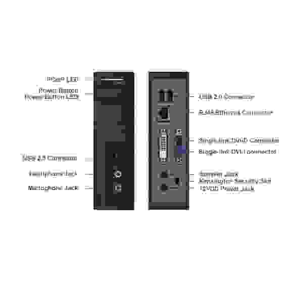 Нулевой клиент Leadtek TERA2321 (293F) 3293F003101 4Gbit DVIx2+USBx4+AUDIO+RJ45