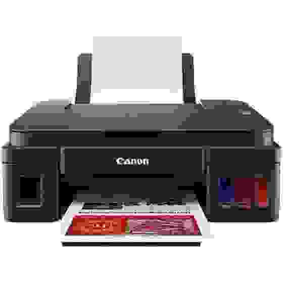МФУ струйное Canon Pixma G3410, A4, цветная печать, 5 стр/мин, 4800x1200 dpi, USB/WiFi/СНПЧ, чёрный корпус (2315C009AB)