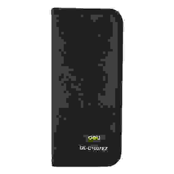 Набор электрика Deli DL-C1007E-Z (мультиметр, токовые клещи, индикаторная отвертка, стриппер, ножницы, нож, изолента, батарейки, чехол)
