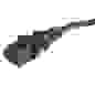 Сетевой кабель Hyperline PWC-IEC13-SHM-10-BK питания компьютера (Schuko+C13) (3x1.0), 10A, угловая вилка, 10м, цвет черный (ПВС-АП-3*1,0-250-S22C13-10-10,0 ГОСТ 28244-96)