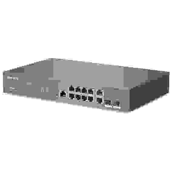 Коммутатор Tenda TEG5312F Управляемый коммутатор L3, 12 портов 10х1 Гбит/с, Base-X SFP 2х1 Гбит/с, настольный