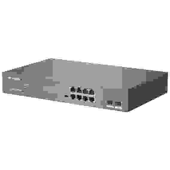 Коммутатор IP-COM G1110P-8-150W Коммутатор неуправляемый PoE, 8 портов 8x1 Гбит/с, SFP 2x1 Гбит/с, PoE 8х30 Вт (до 130 Вт), установка в стойку