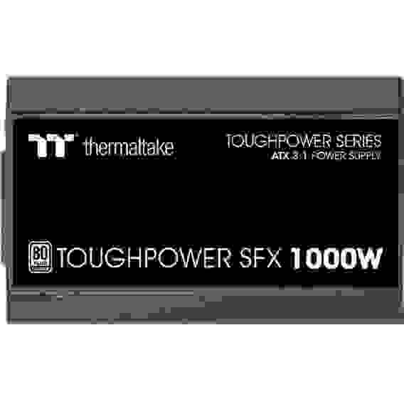 Блок питания Thermaltake Toughpower SFX 1000W /Fully Modular/Non Light/Full Range/Analog/80 Plus Gold/EU/100% JP CAP/All Flat Cables/Gen 5