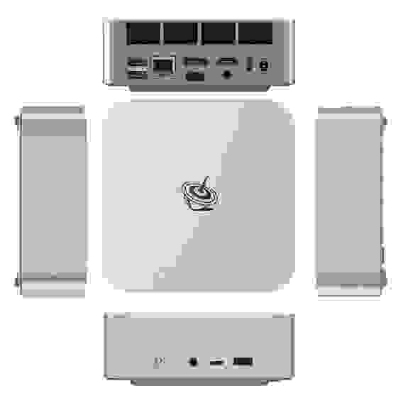 Мини-компьютер Beelink SER8 AMD Ryzen™ 7 8845HS, 8-ядерный 16-потоковый, 5.1 ГГц, 32ГБ 1Тб SSD, серебристый