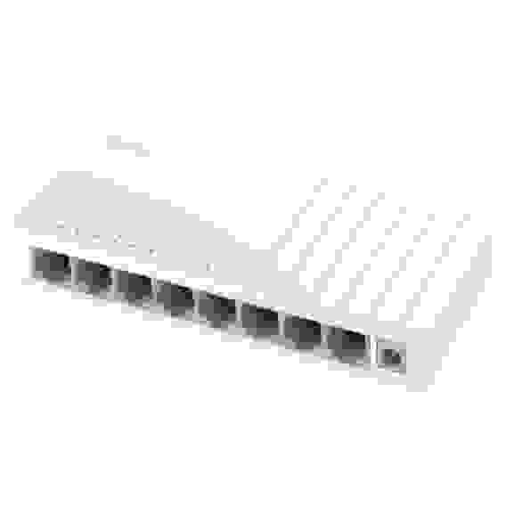 Коммутатор CUDY 8-Port 10/100 Mbps Desktop Switch 8-Port 10/100 Mbps Desktop Switch, 8 10/100M RJ45 Ports, Loop Detection, Desktop Plastic Case, Power Saving, Plug &amp; Play, Wall-Mount