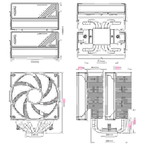Вентилятор Cooler ID-Cooling FROZN A620 BLACK 270W/ Intel 1700, 12*, 115*, AMD AM5, AM4/ Screws