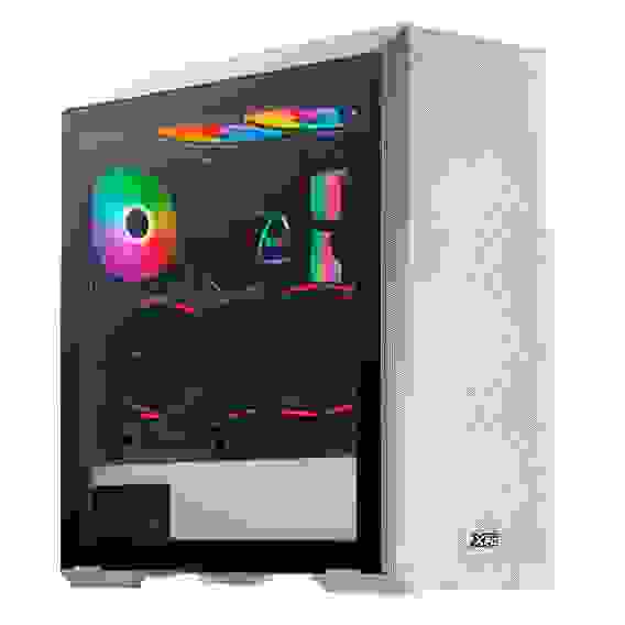 Корпус для ПК XPG Bad Pack DEFENDER WHITE (DEFENDER-WHCWW) (Midi-Tower, белый, TG, 120mm fan*3) bp