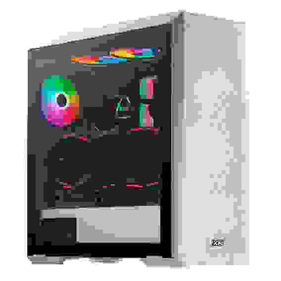 Корпус для ПК XPG Bad Pack DEFENDER WHITE (DEFENDER-WHCWW) (Midi-Tower, белый, TG, 120mm fan*3) bp