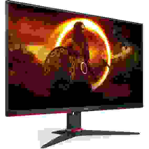 Монитор 23.8" AOC 24G2SPAE Black+Cherry ( 1920х1080(FHD) IPS, nonGLARE, 165 Hz, 300 cd/m2, H178°/V178°, 1000:1, 80M:1, 16.7M, 1ms, VGA, 2xHDMI, DP, Tilt, Speakers)
