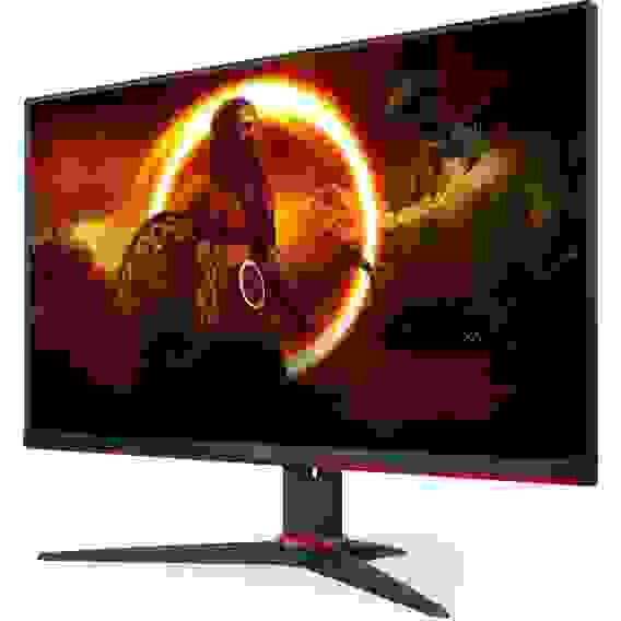 Монитор 23.8" AOC 24G2SPAE Black+Cherry ( 1920х1080(FHD) IPS, nonGLARE, 165 Hz, 300 cd/m2, H178°/V178°, 1000:1, 80M:1, 16.7M, 1ms, VGA, 2xHDMI, DP, Tilt, Speakers)