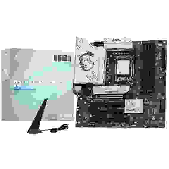 Материнская плата MSI B860M GAMING PLUS WIFI B860, LGA1851, 4*DDR5, 4*PCIEx16, 3*M.2, 1*TypeC, 1*USB3.2Gen2, 5*USB3.2Gen1, 6*USB2.0, 4*SATA3.0, 5G, Type-C(DP), DP, HDMI, M-ATX, RTL
