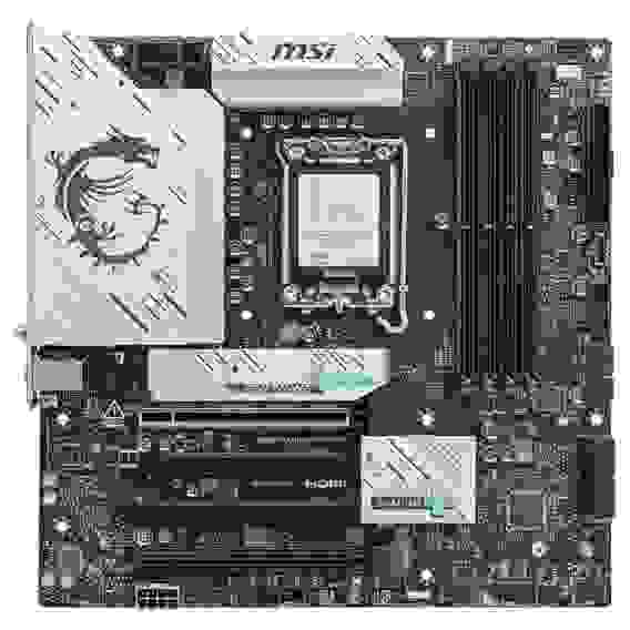 Материнская плата MSI B860M GAMING PLUS WIFI B860, LGA1851, 4*DDR5, 4*PCIEx16, 3*M.2, 1*TypeC, 1*USB3.2Gen2, 5*USB3.2Gen1, 6*USB2.0, 4*SATA3.0, 5G, Type-C(DP), DP, HDMI, M-ATX, RTL