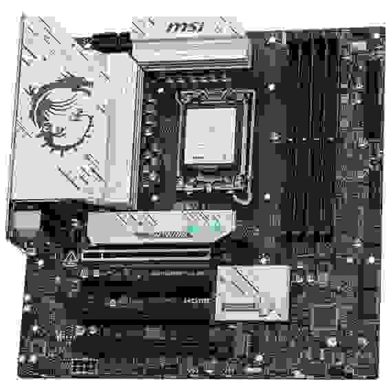 Материнская плата MSI B860M GAMING PLUS WIFI B860, LGA1851, 4*DDR5, 4*PCIEx16, 3*M.2, 1*TypeC, 1*USB3.2Gen2, 5*USB3.2Gen1, 6*USB2.0, 4*SATA3.0, 5G, Type-C(DP), DP, HDMI, M-ATX, RTL