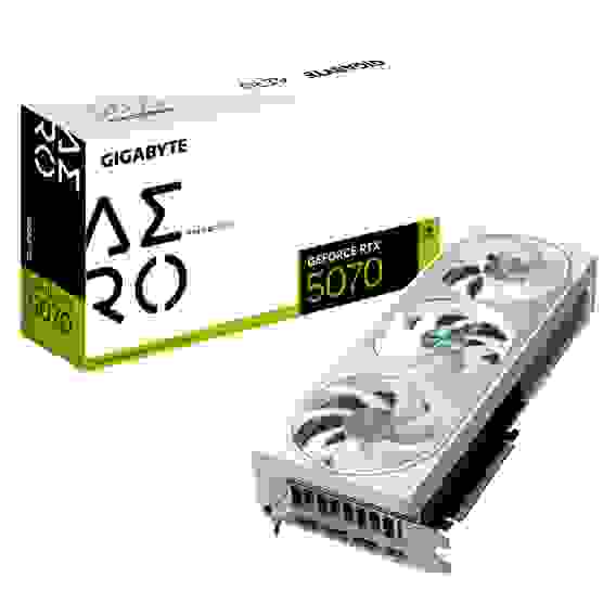 Видеокарта Gigabyte RTX5070 AERO OC 12GB GDDR7 192bit 3xDP HDMI 3FAN RTL
