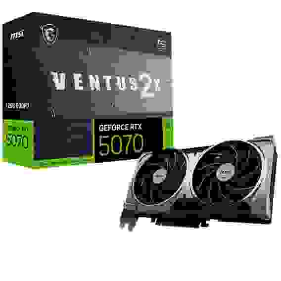 Видеокарта MSI RTX5070 VENTUS 2X OC 12GB GDDR7 192bit 3xDP HDMI 2FAN RTL
