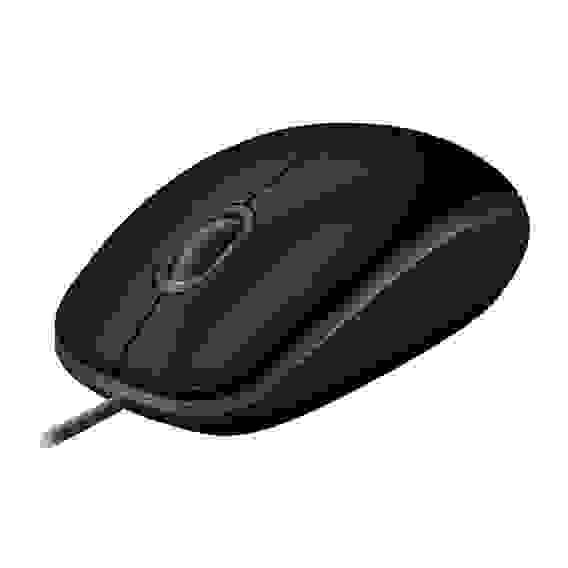 Мышь Logitech Bad Pack M110 Silent Mid Gray черная с серым, оптическая, бесшумная, 1000dpi, USB 1.8м bp