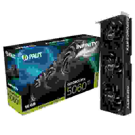 Видеокарта Palit RTX5060Ti INFINITY 3 16GB GDDR7 128bit 3xDP HDMI 3FAN RTL