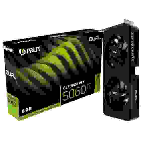 Видеокарта Palit RTX5060Ti DUAL 8GB GDDR7 128bit 3xDP HDMI 2FAN RTL