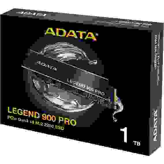 Твердотельный накопитель SSD ADATA M.2 2280 1TB SLEG-900P-1TCS Legend 900 Pro PCIe Gen4x4, RTL