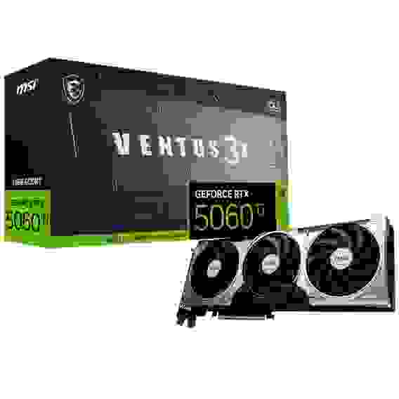 Видеокарта MSI RTX5060Ti VENTUS 3X OC 16GB GDDR7 128bit 3xDP HDMI 3FAN RTL
