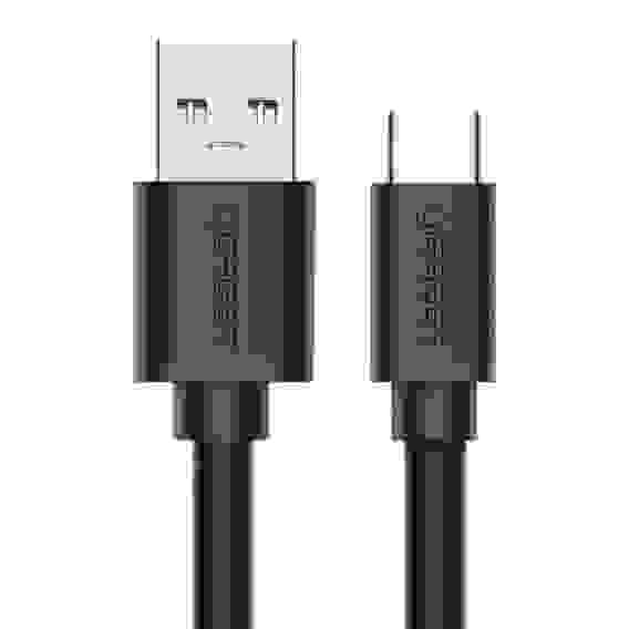 Кабель UGREEN US184 (20882) USB 3.0 A Male to Type C Male Cable Nickel Plating. Длина: 1 м. Цвет: черный
