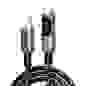 Кабель UGREEN L509 (35512) UNO Type C 2.0 Male To Type C 2.0 Male Robot 5A Data Cable.Длина: 2м. Цвет: черный/серый