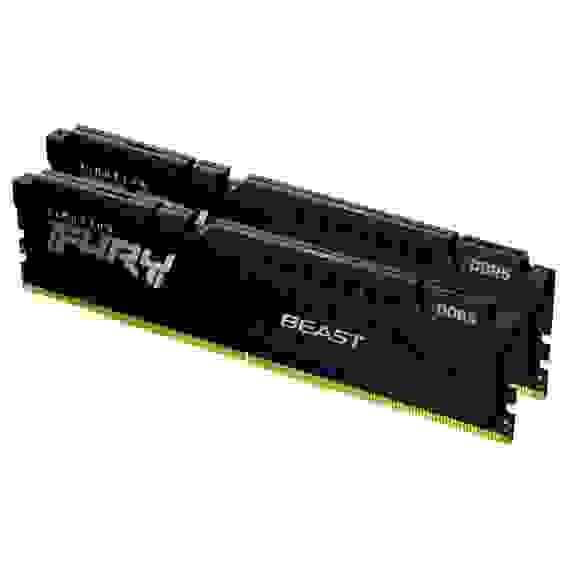 Модуль памяти Kingston 64GB DDR5 6400 DIMM FURY Beast KF564C32BBEK2-64 Non-ECC, CL32, 1.4V, kit 2*32gb