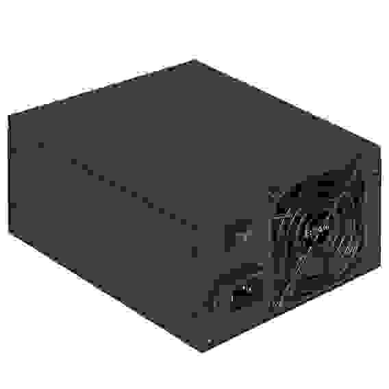 Серверный БП 500W ExeGate ServerPRO-500ADS (ATX, APFC, КПД 82% (80 PLUS), 2x8cm fans, 24pin, (4+4)pin, PCI-E, 6xSATA, 3xIDE, black)