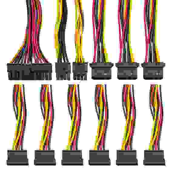 Серверный БП 500W ExeGate ServerPRO-500ADS (ATX, APFC, КПД 82% (80 PLUS), 2x8cm fans, 24pin, (4+4)pin, PCI-E, 6xSATA, 3xIDE, black)