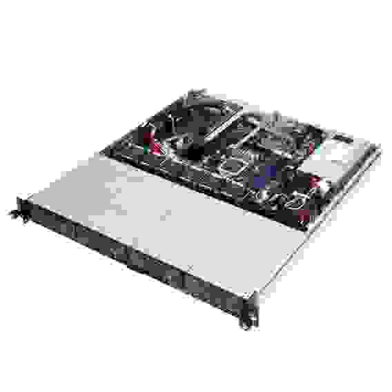 Платформа системного блока ASUS Bad Pack RS300-E11-PS4 1U, LGA1200, 4xDDR4, 4x3.5 (1xSFF8643, 2xNVME on the backplane,DVDRW, 2x1GbE, 1xM.2 SATA/PCIE 2280, optional ASMB10-iKVM, HDMI (from CPU), 1x350W (441205) bp