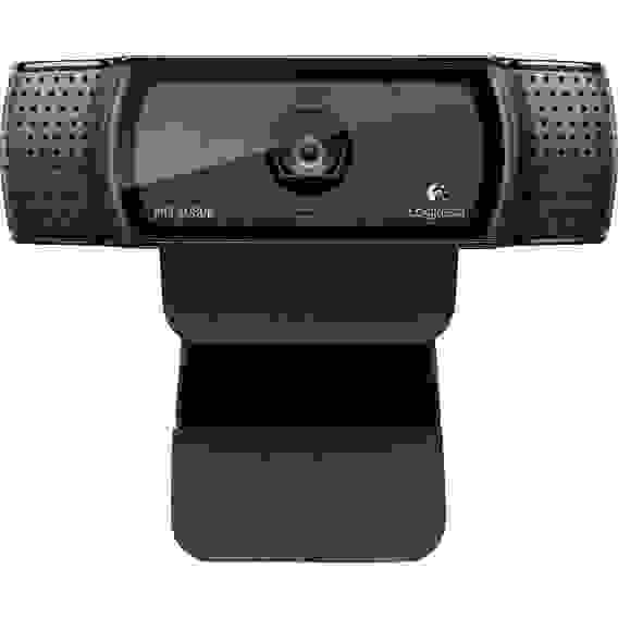 Веб-камера Logitech HD Pro Webcam C920 960-001055/960-000998{ USB 2.0, 1920*1080, 2Mpix foto, Mic, Black}