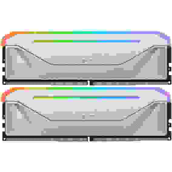 Модуль памяти Apacer 64GB DDR5 5200 DIMM OC NOX RGB Silver w/HS, kit 2x32GB CL40, 1.25V
