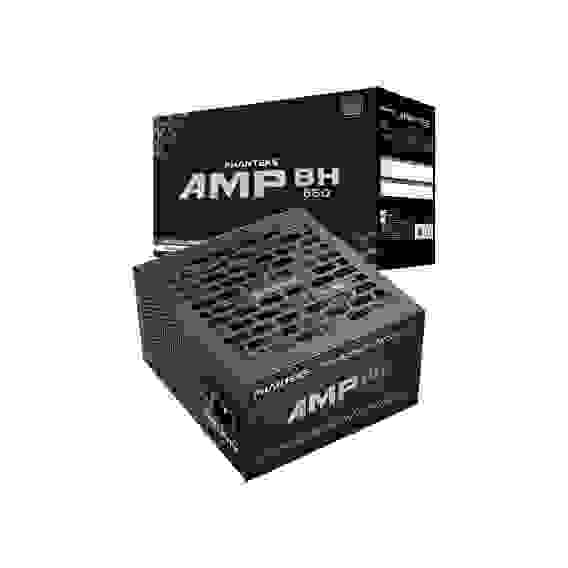 Блок питания PHANTEKS AMP BH 650W Без кабеля 12V-2x6 (12+4pin), 80 Plus Bronze, ATX 3.1, APFC, 120mm Fan, Black
