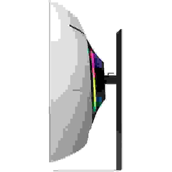 Монитор 34" SAMSUNG S34DG852SI Odyssey OLED G8 Ultra WQHD Smart Curved OLED, 3440x1440, 175Hz, 0,03ms, 250сd/m, 1000000:1, HDR10 | 2xHDMI(2.1), DP(1.4), 2xUSB3.0 | HAS, ExPSU, Speakers, Vesa 100, Silver/Black