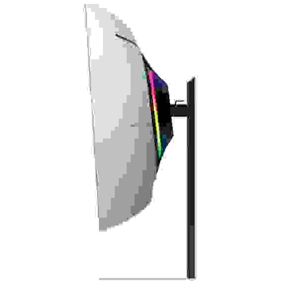 Монитор 34" SAMSUNG S34DG852SI Odyssey OLED G8 Ultra WQHD Smart Curved OLED, 3440x1440, 175Hz, 0,03ms, 250сd/m, 1000000:1, HDR10 | 2xHDMI(2.1), DP(1.4), 2xUSB3.0 | HAS, ExPSU, Speakers, Vesa 100, Silver/Black