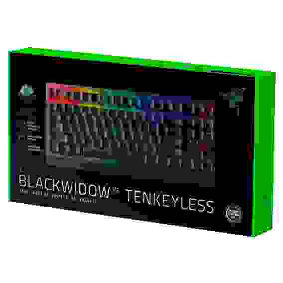 Клавиатура игровая Razer BlackWidow V3 Tenkeyless, оригинальная РУС гравировка bp Bad Pack