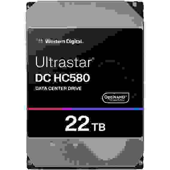 Жесткий диск серверный Western Digital 3.5" 22TB Ultrastar DC HC580 WUH722222ALE604 SATA