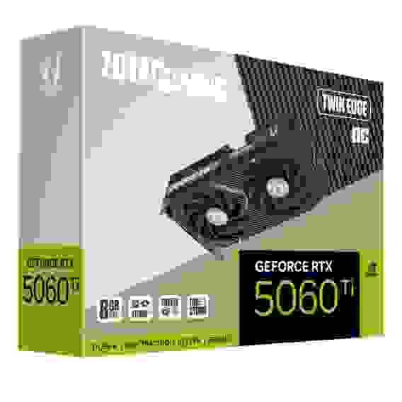 Видеокарта Zotac RTX5060Ti TWIN EDGE OC 8GB GDDR7 128bit 3xDP HDMI 2FAN MEDIUM PACK
