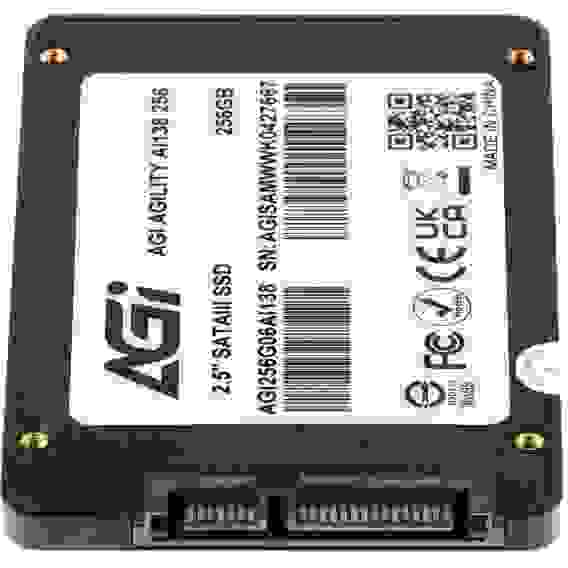 Твердотельный накопитель SSD AGI AI138 SSD 2.5'' 256GB RETAIL-Color Box