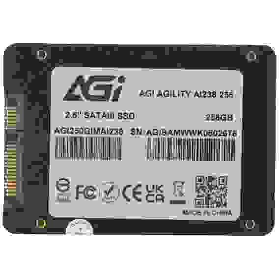 Твердотельный накопитель SSD AGI AI238 SSD 2.5" 256GB QLC RETAIL-Color Box
