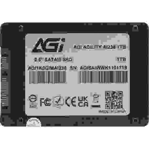 Твердотельный накопитель SSD AGI AI238 SSD 2.5" 1TB QLC RETAIL-Color Box