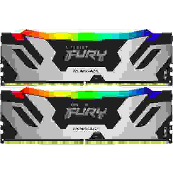 Модуль памяти Kingston 48GB DDR5 8000 FURY Renegade Silver/Black Non-ECC Unbuffered DIMM (Kit 2*24gb)