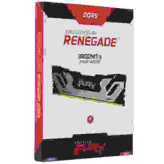 Модуль памяти Kingston 24GB DDR5 8800 FURY Renegade White RGB Non-ECC Unbuffered DIMM CL42