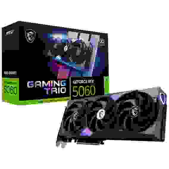 Видеокарта MSI RTX5060 GAMING TRIO OC 8GB GDDR7 128bit 3xDP HDMI 3FAN RTL